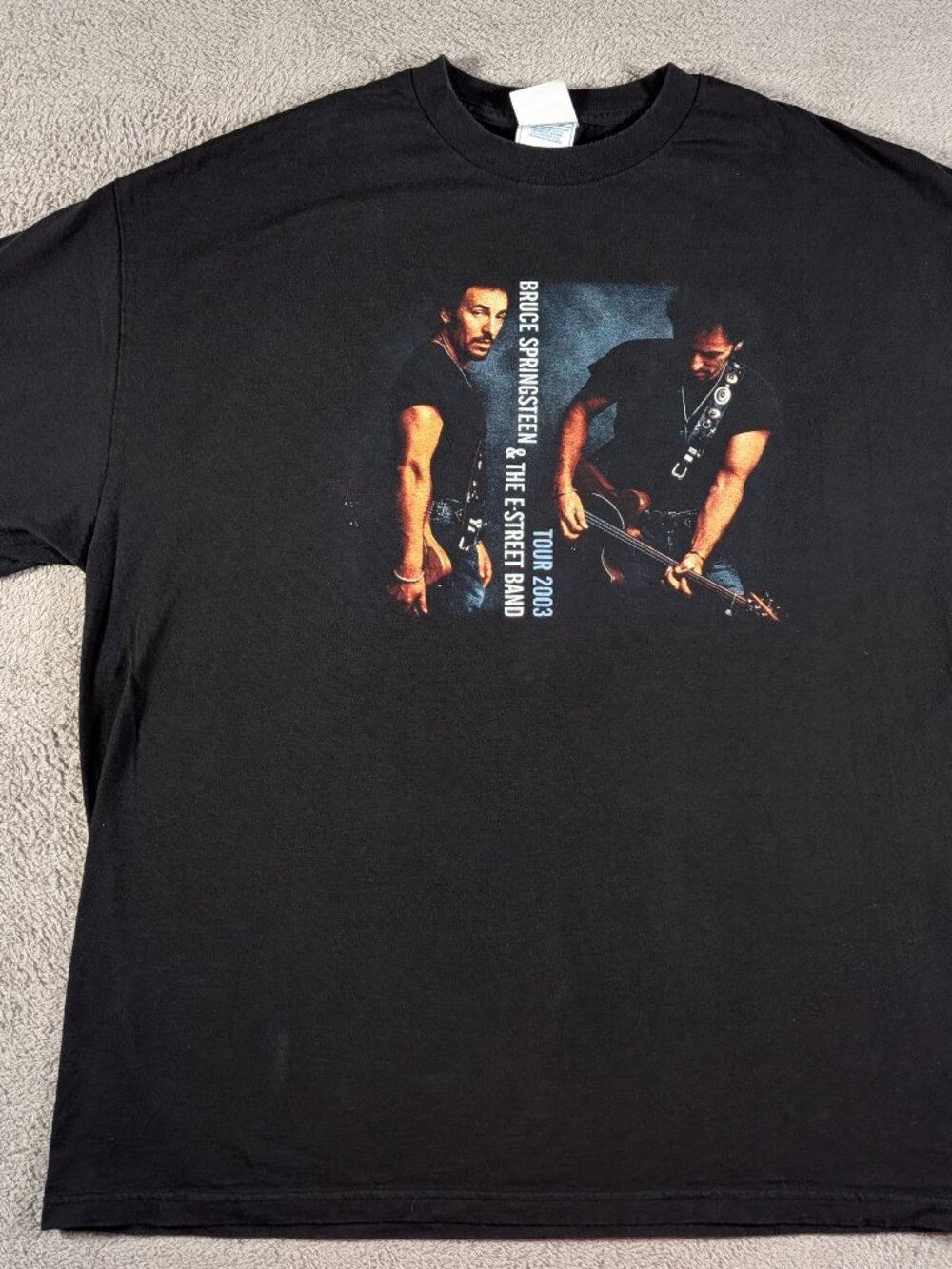 Vtg Bruce Springsteen E Street Band 2003 Tour Concert Tee 2XL Black